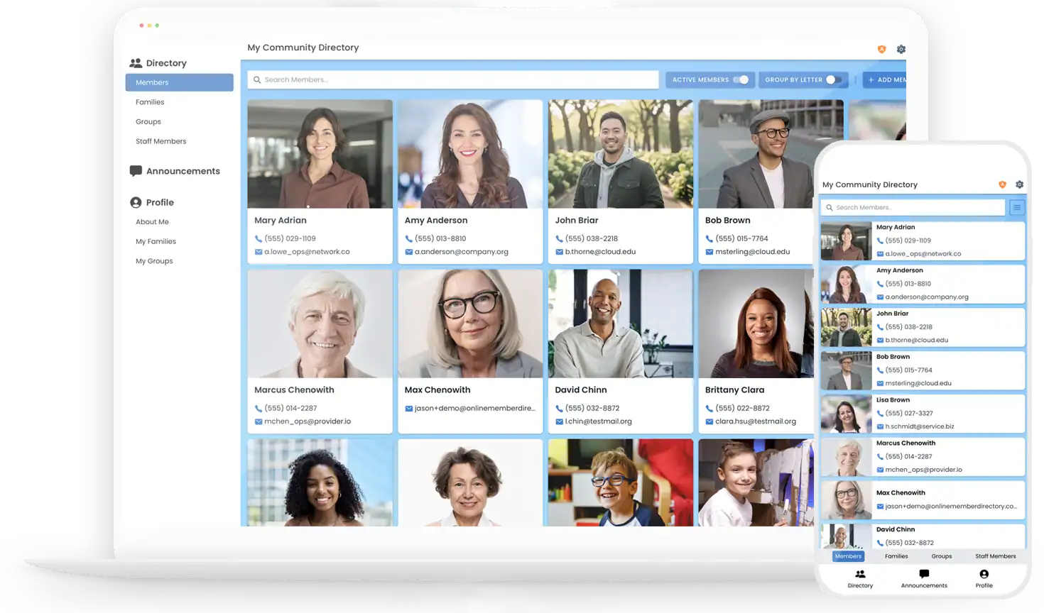 Online Member Directory